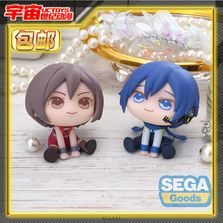 现货包邮 SEGA 初音未来 MEIKO KAITO 大眼萌 景品手办