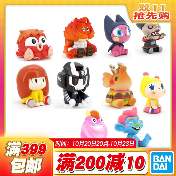 现货UNBOX盲盒 unbox friends wave3第三弹章鱼猫大象僵尸精灵Q版
