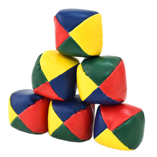 儿童PU皮杂耍皮沙包幼儿园小学生投掷丢扔游戏沙包卡通帆布