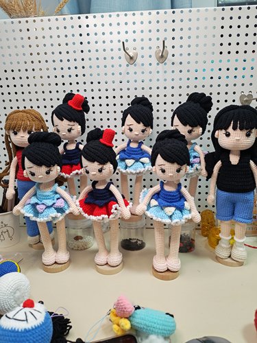 [成品]手工钩织芭蕾舞娃娃