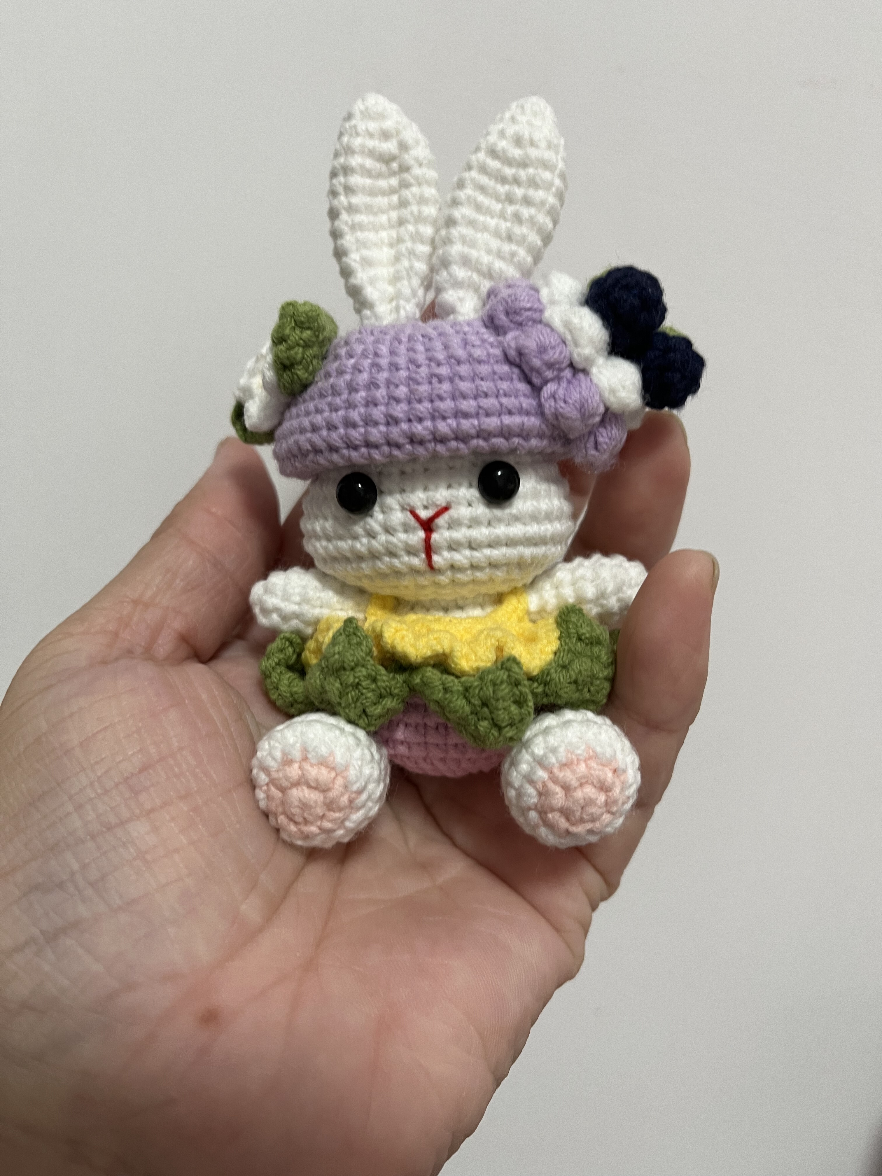 蓝莓兔钩织成品挂件成品,个性定制/设计服务/DIY,其他玩偶定制,淘宝优惠券,粉丝福利购,淘宝优惠卷