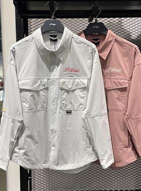 李宁时尚舒适运动外套秋季韦德系列男子衬衫宽松休闲外套AFDT511