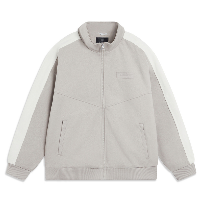 李宁男士外套冬季百搭运动休闲无帽风衣针织舒适透气上衣AFDT691