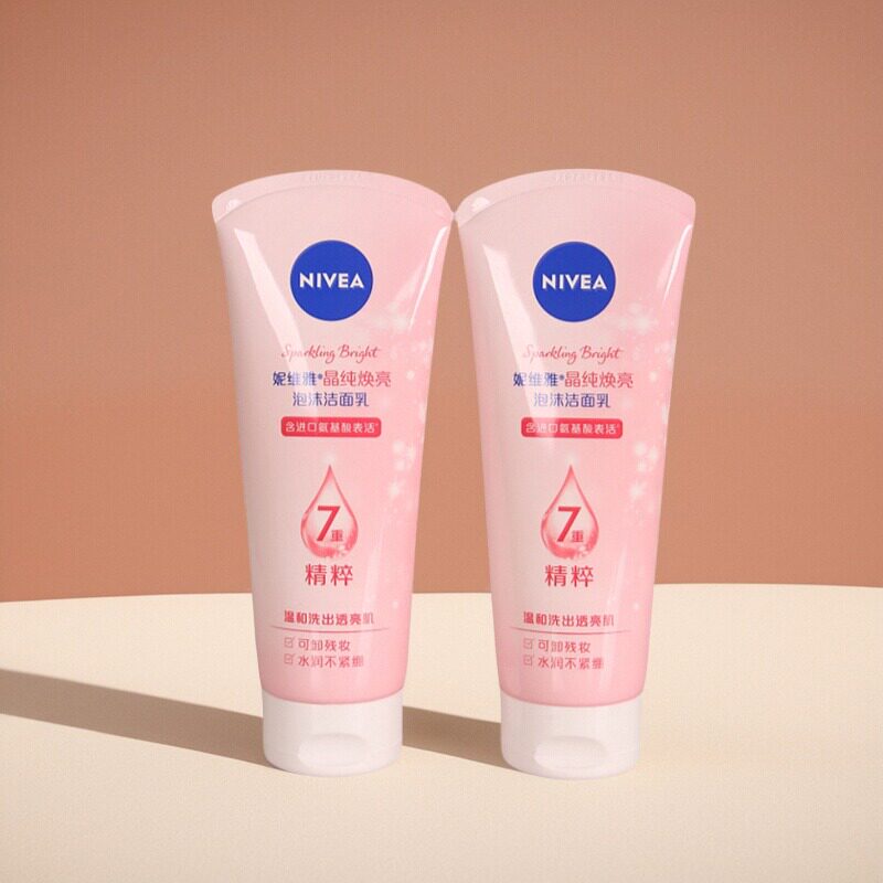 妮维雅晶纯焕亮泡沫洁面乳150g 氨基酸洗面奶温和清洁不紧绷男女