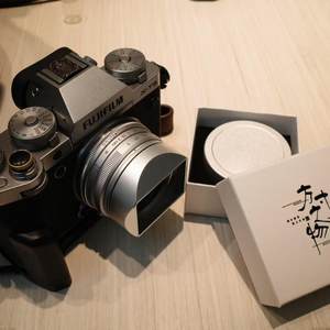 方形金属适用于福伦达27MM F2 18mm f2.8镜头头富士XF口遮光罩