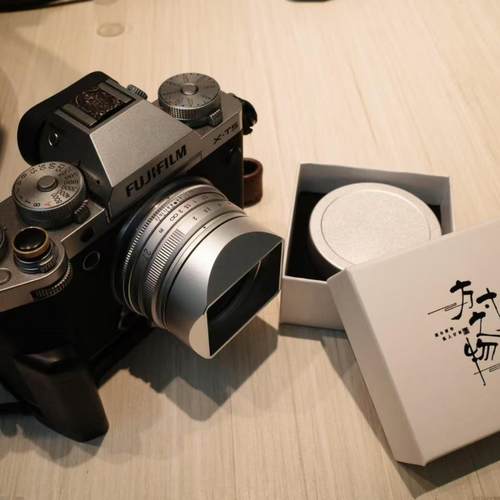 方形金属适用于福伦达27MM F2  18mm f2.8镜头头富士XF口遮光罩