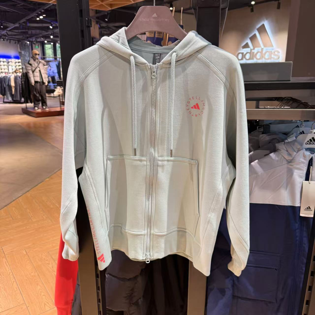 ADIDAS女运动卫衣/套头衫aSMC FZ HOODIE JF6334