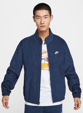 酷动城Nike耐克 男子立领拉链灯芯绒夹克运动休闲外套 FZ0632-370