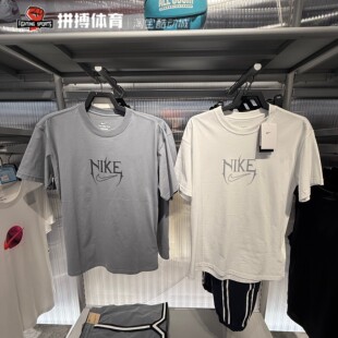 Nike耐克男装2025夏季款篮球印花运动休闲透气短袖T恤 HJ3432-121