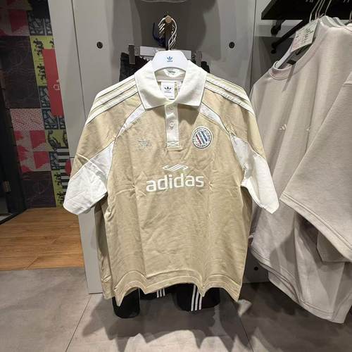 阿迪达斯三叶草男子 运动休闲时尚翻领纯棉短袖T恤KD0945KD0946