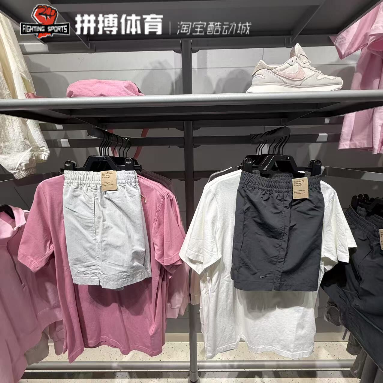 Nike耐克短裤女子春夏新款中腰梭织速干透气休闲跑步运动裤FV6623
