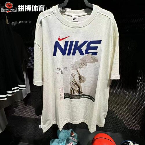 Nike耐克女子OVERSIZE风T恤夏季KYOKA同款印花街舞HF6292