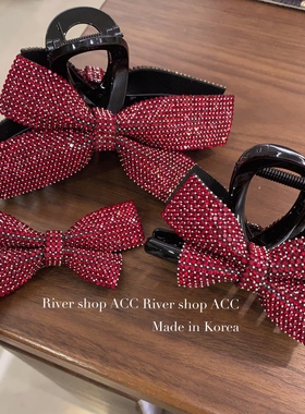 8cm/13cm满天星系列红色限量韩国进口【鸭嘴夹/鲨鱼夹】轻奢满钻