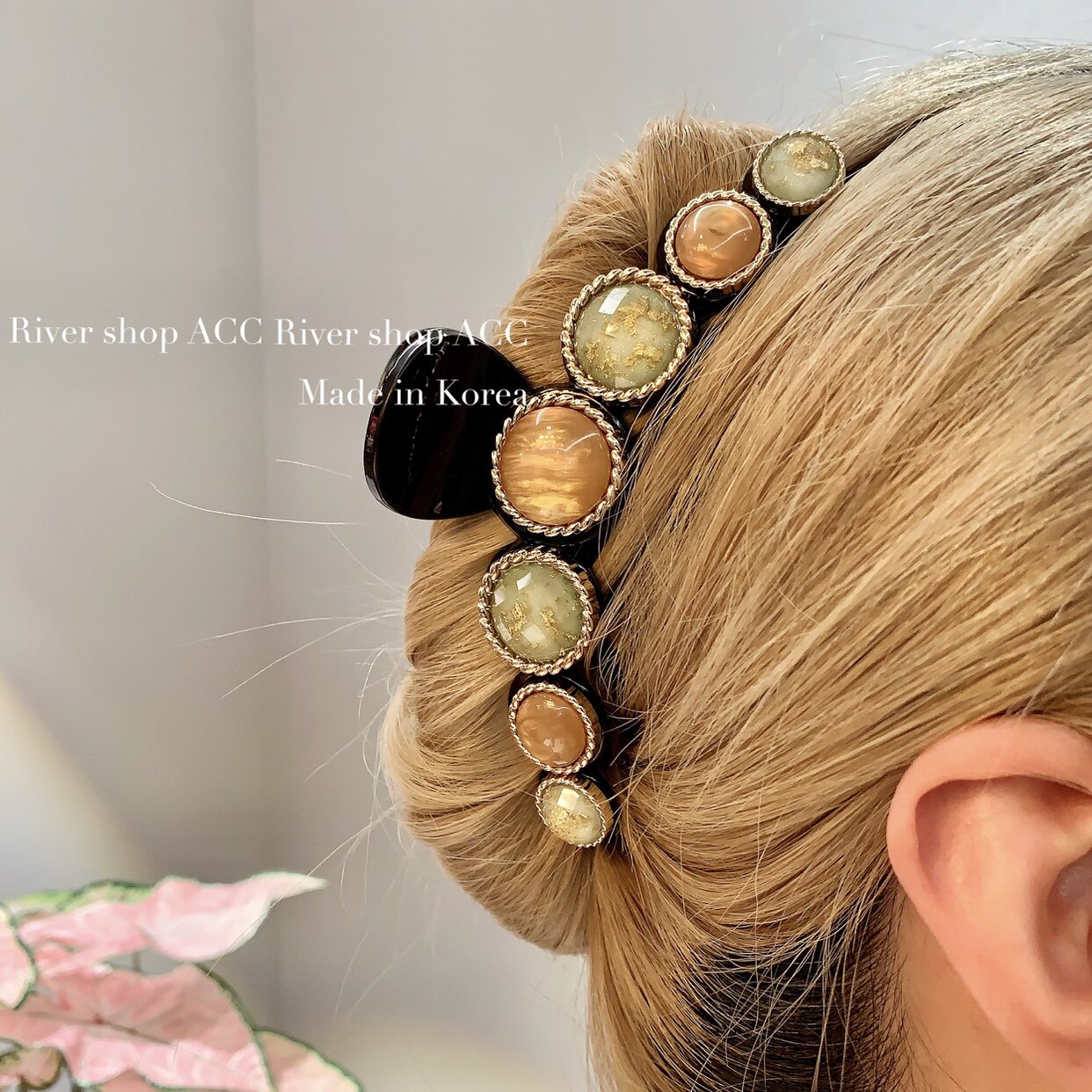 13cm韩国进口金箔琉璃质感【超大号抓夹/鲨鱼夹】马卡龙色发量多