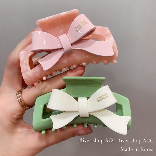 8cm蝴蝶结甜妹少女【抓夹】韩国进口醋酸中号发抓