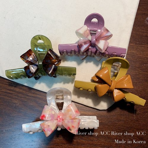 10cm醋酸大蝴蝶结【抓夹】韩国进口发饰发抓/手感厚实/夹子紧