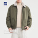 墨麦客男装 超柔仿水貂两穿外套男2025冬新款 三防加绒夹克男81559.
