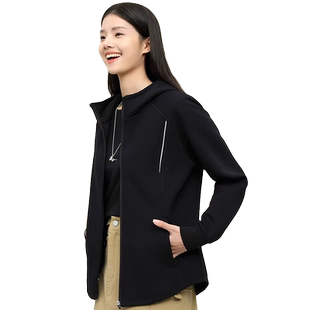 安踏外套女连帽2026新款春季女款休闲女装夹克官方旗舰店运动上衣