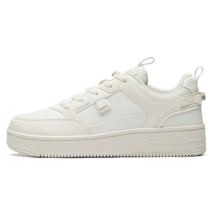 安踏女鞋板鞋2026新款春季休闲小白鞋子女款官方旗舰正品运动鞋女