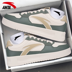 春季 2026新款 男款 低帮平板休闲鞋 男 安踏板鞋 旗舰店学生运动鞋 男鞋