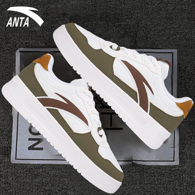 安踏板鞋男鞋软底2026新款春季男士厚底休闲鞋官方旗舰店运动鞋男