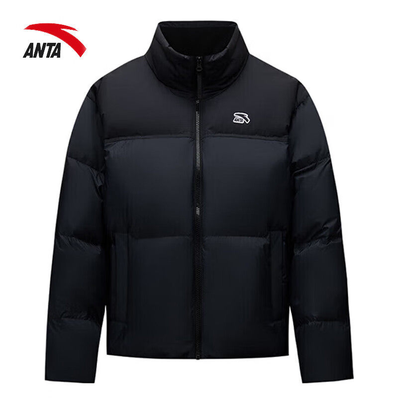 安踏羽绒服短款面包服2026新款春季女款加绒上衣旗舰店运动外套女图片