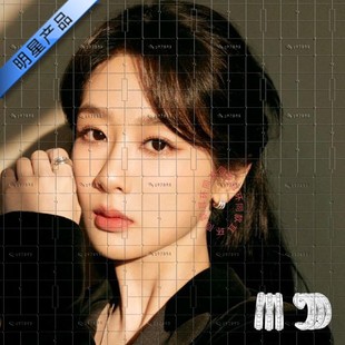 承欢记麦承欢杨紫同款耳环银色简约金属港风三层耳饰镶钻耳钉