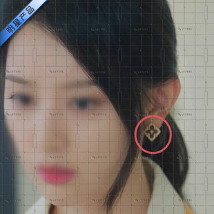 S925银针韩剧眼泪女王洪海仁金智媛同款耳环第三集四叶草花朵耳钉