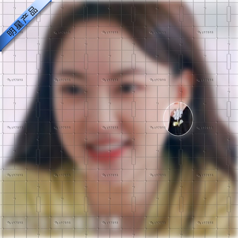 半熟恋人罗颖同款耳环 花朵耳钉超仙气质轻奢高级感耳饰精致百搭