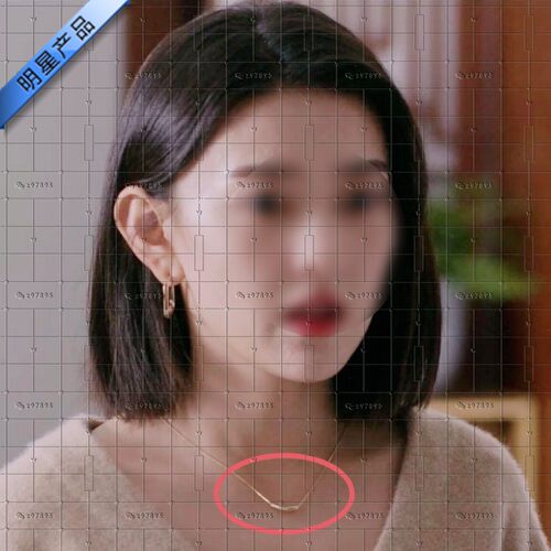 变成你的你一天梁洁同款耳环女饰品坠钉项链余声声高级感小众轻奢
