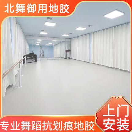 专业舞蹈地胶舞蹈专用pvc舞蹈房专用防滑健身羽毛球地胶商用耐磨