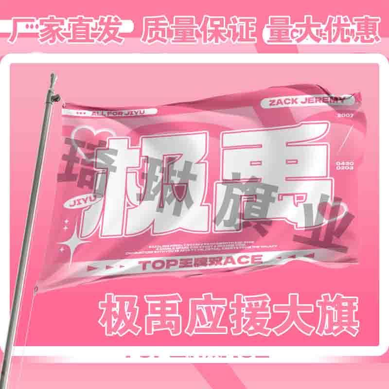 极禹应援大旗TF家族张极张泽禹CP应援旗户外音乐节演唱会大旗定制
