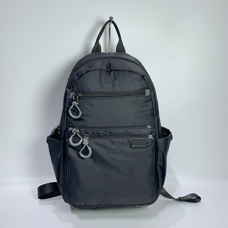 火狐休闲双肩包女2024新款韩版牛津布布防水小背包男女通用小包夏