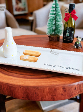 轩艺家居mud酒瓶造型小夜灯 简约圣诞节长盘 香薰扩香器 氛围盘灯