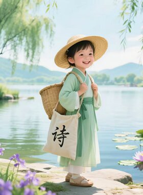 女童汉服古风套装2025新款