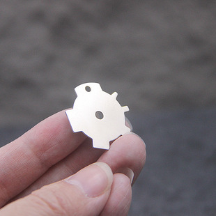 国产经典银色卡片式便携螺丝刀多用拧螺丝工具打火机维护耗材配件