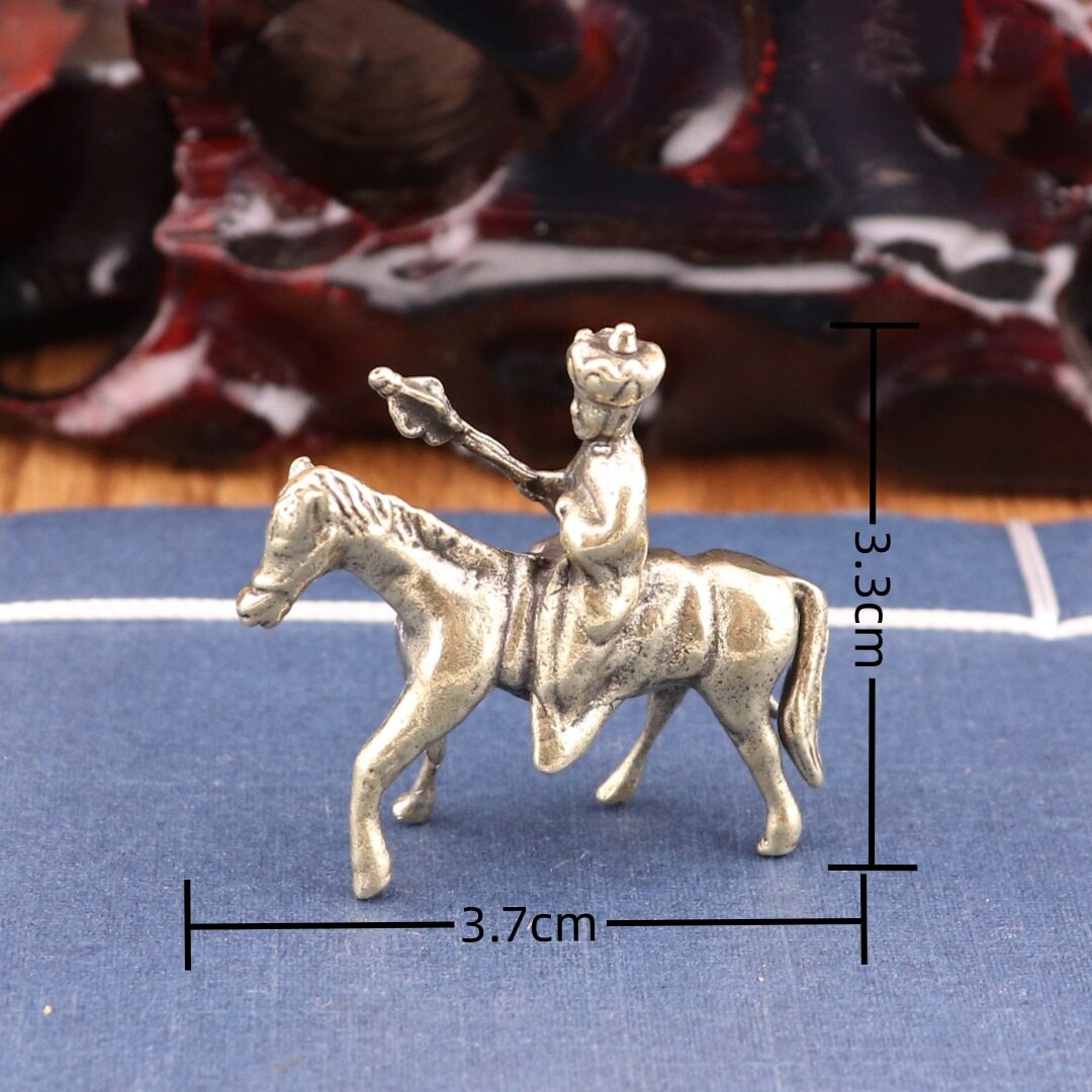 纯黄铜复古法手工匠作旧典藏艺术微景观西游记取经四人组茶宠摆件