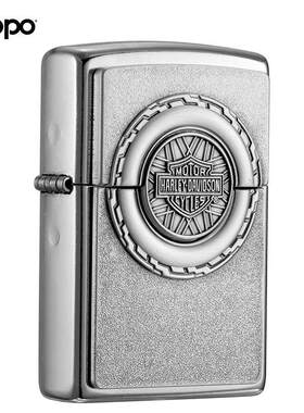zippo煤油打火机防风砂轮官正品