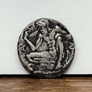 纯手工匠复古法作旧收典藏礼纪念硬币章荷兰史罗马王朱庇特太阳神