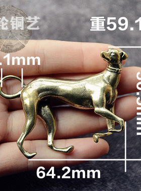 摆件桌面古玩铜器年轮铜艺黄铜