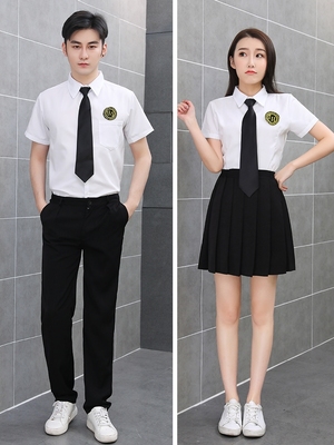 校服套装中学生学院风初中高中生班服春季运动会开幕式服装团体服