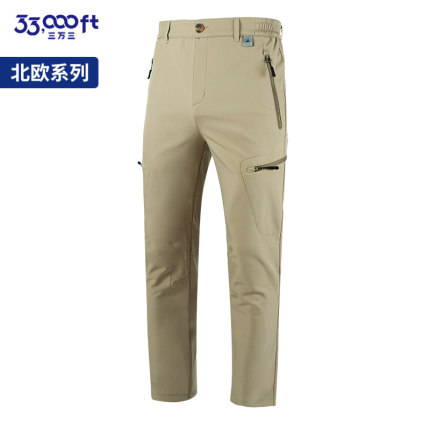33000ft北欧系列户外软壳裤防泼水防风保暖耐磨弹力加绒长裤