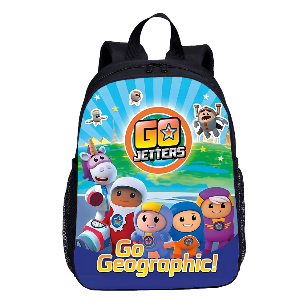 Go jetters 全球探险冲冲冲卡通幼儿园书包单层轻便小学生双肩部