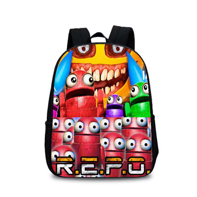 R.E.P.O 回收行动恐怖游戏小学生书包卡通儿童双肩包幼儿园背包