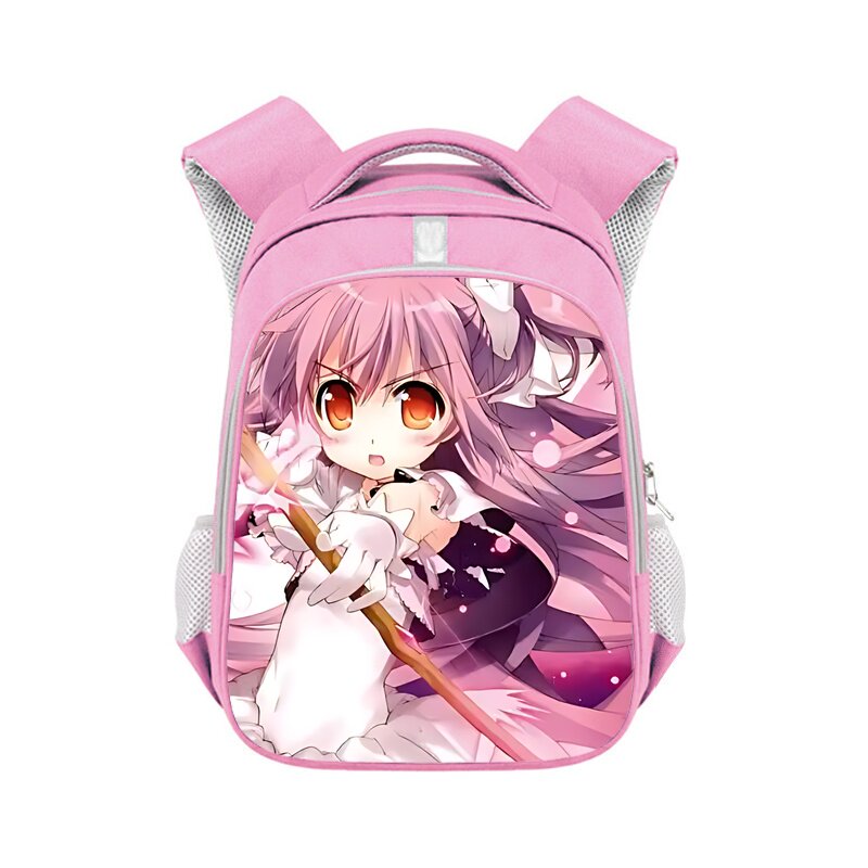 魔法少女小圆卡通女生书包幼儿园大班一年级双肩包可爱的女童背包