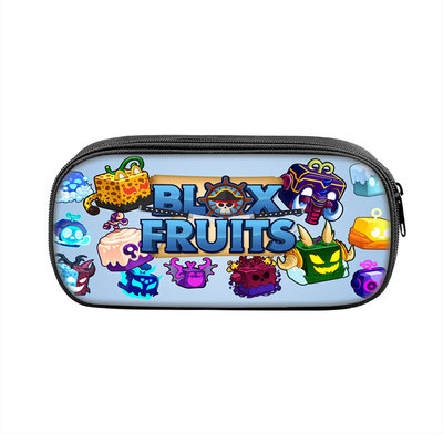 ROBLOX blox fruits印花笔袋恶魔果实笔盒中小学生儿童铅笔文具盒