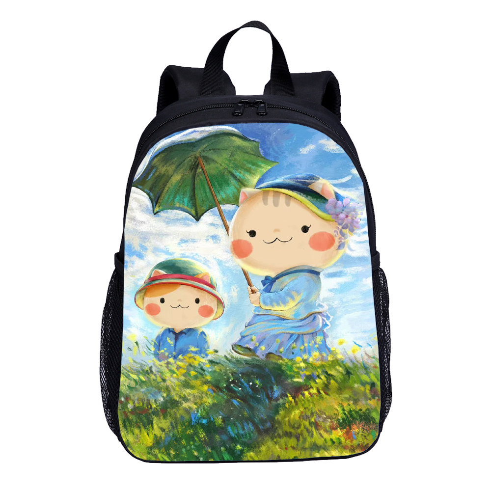 历史喵幼儿园书包小学生单层背包卡通儿童校园背包二三年级双肩包
