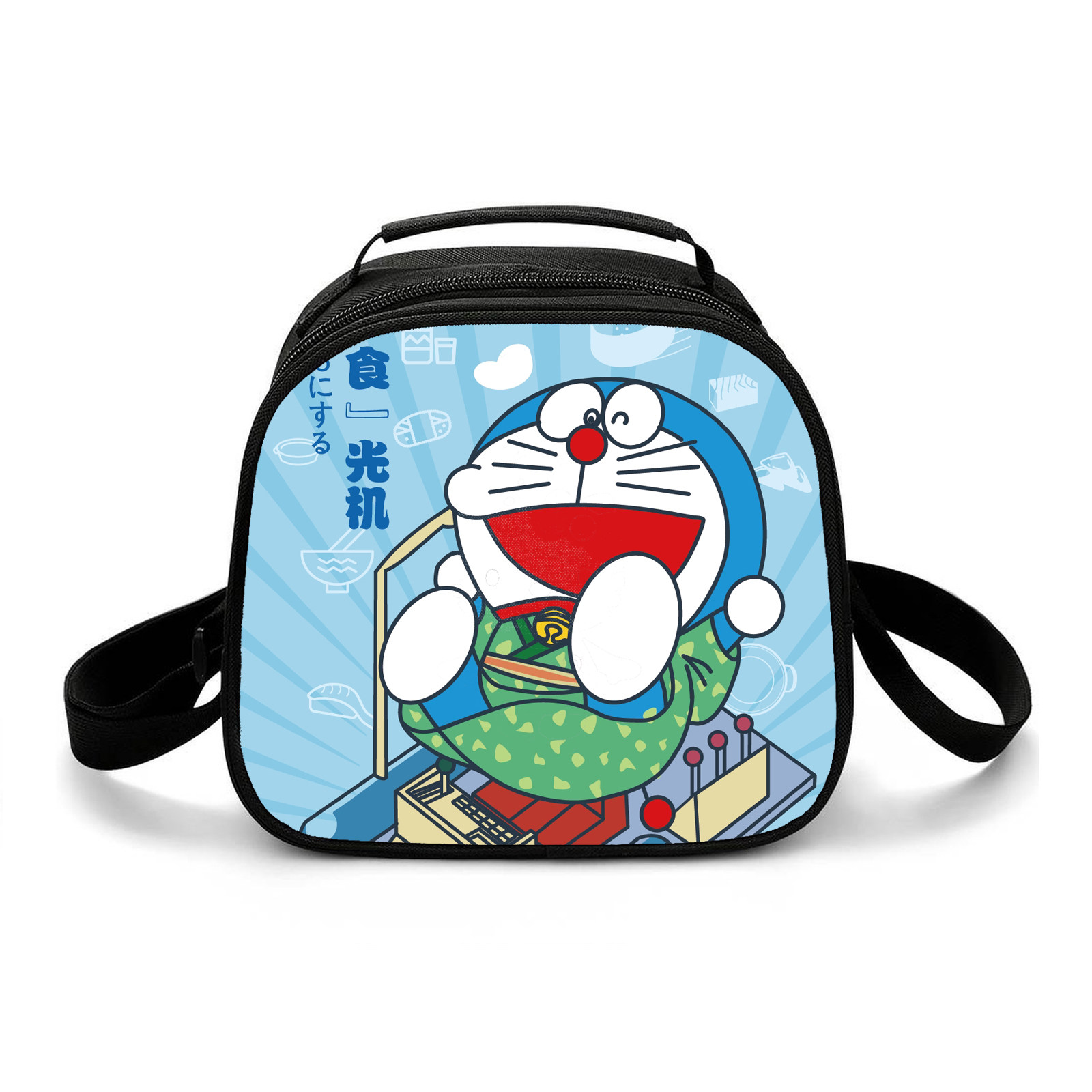 哆啦A梦卡通儿童餐包小学生午餐包上班族带饭保温饭盒包户外野餐