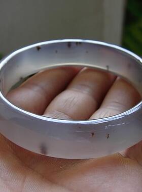 巴西未镶嵌玛瑙原色手链