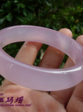 手镯紫玉髓正装手镯纯天然